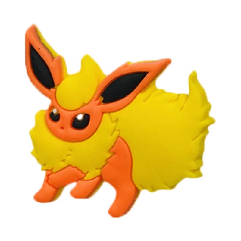 Pikachu PVC Shoe Charms - Soft Rubber Decorative Buckles for Crocs