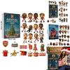 Arsenal Liverpool Fußball Acryl Weihnachten Überraschungsbox Baumschmuck Mit Zeichentrickfiguren Für Feiertagsdeko