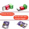 USB-C PD Trigger Board Module QC/AFC Decoy Board Fast Charge USB Type-c 5V To 20V High Speed Charger Power Delivery Boost Module