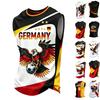 Sleeveless Pullover Crew Neck Casual Tank Top Soccer Fan Shirt World Cup Supporter Apparel Germany Eagle Graphic Design