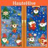 Santa Claus Snowflake Pvc Static Window Decals Set For Christmas Decorations