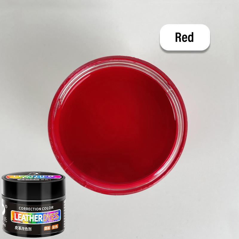 30ml Pintura para Cuero de Coche Crema para Zapatos Coloreado para Bolso Sofá Asiento de Coche Arañazo Tinte para Cuero Marrón Reparación Restauración Pintura de Cambio de Color