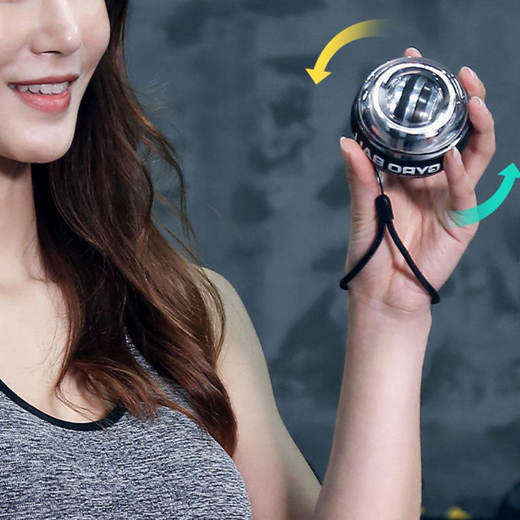 Wrist Trainer Ball Auto Start Relax Reduce Pressure Wrist Strengthener Exerciser Ball Platinum