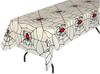 Halloween Foil Tablecloth Spiders Web 135x270cm