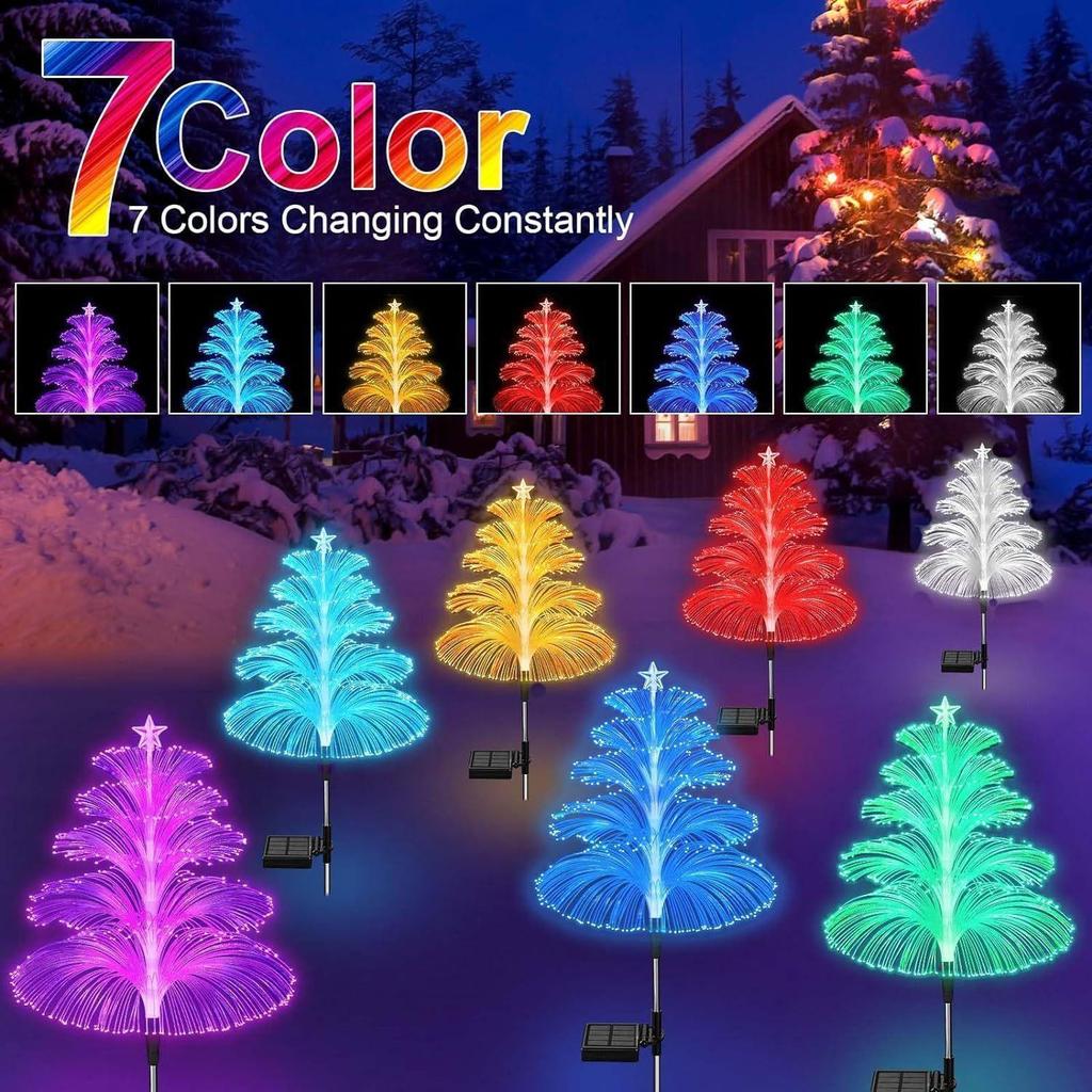 Solar Christmas Lights Garden 5-lyers Jellyfish Lamp Lights Outdoor Waterproof Landscape for Garden Decoration Lawn Light