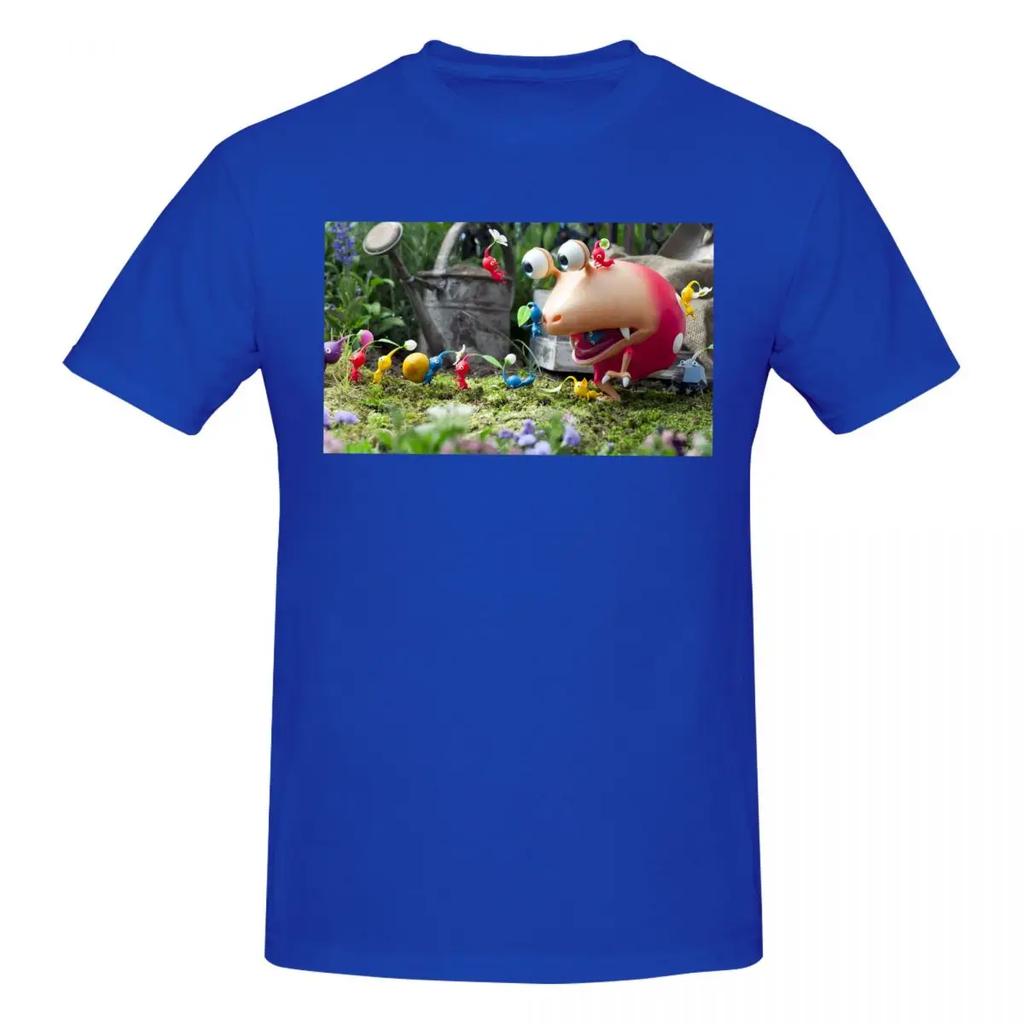 Pikmin Tshirt For Unisex Cotton Oversized T Shirts Unisexs Short Sleeve Round Neck Summer Clothes Tops S6xl