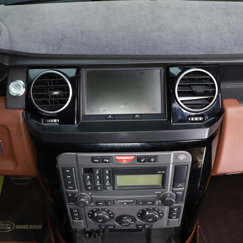 Black Central Control Navigation Storage Box Tray For Land Rover Discovery 3