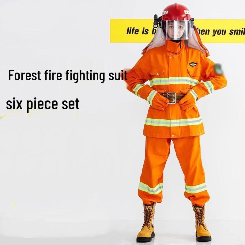 DAXTE Forest Fire Rescue Suit 6-Piece Set XL