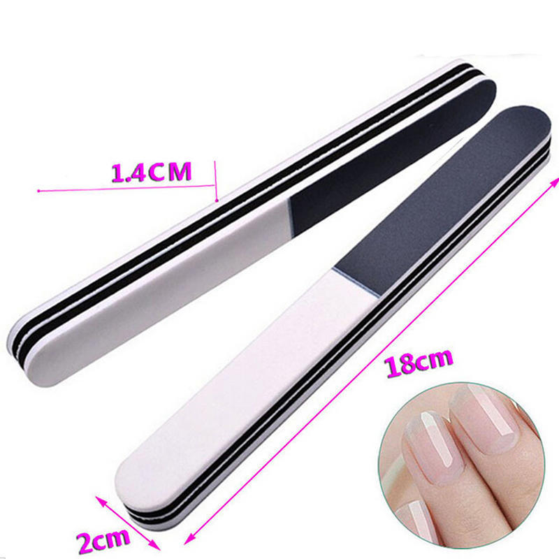 Portable Polishing File Straight Thickening Polishing Strip Nail Polish Brightening Nail Polishing Strip