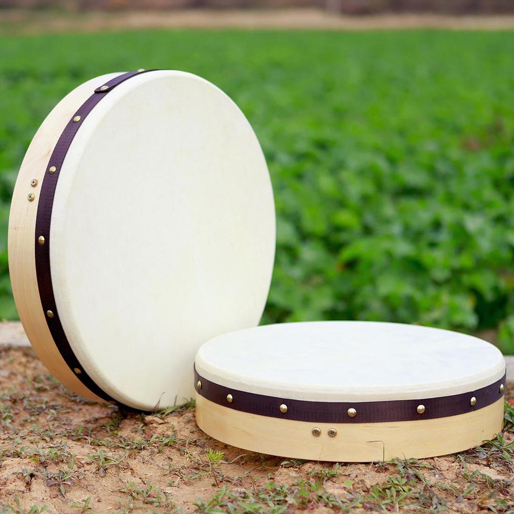 16-18 Inch Irish Sheepskin Hand Drum for Xinjiang Dance and Ethnic Performance