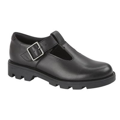 Girls Leather School Shoes