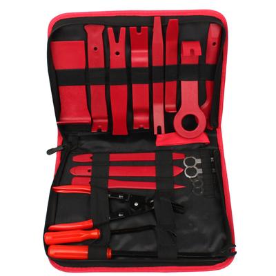 Juego de herramientas de desmontaje con palanca manual, clip para puerta interior, panel de moldura, kit de extracción del tablero, herramienta de reparación para apertura de automóvil, juego de llaves inglesas