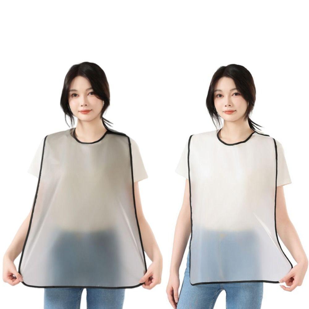 Stain-proof Kitchen Cooking Apron Waterproof Catering Work Clothes Casual Elderly Bib BBQ