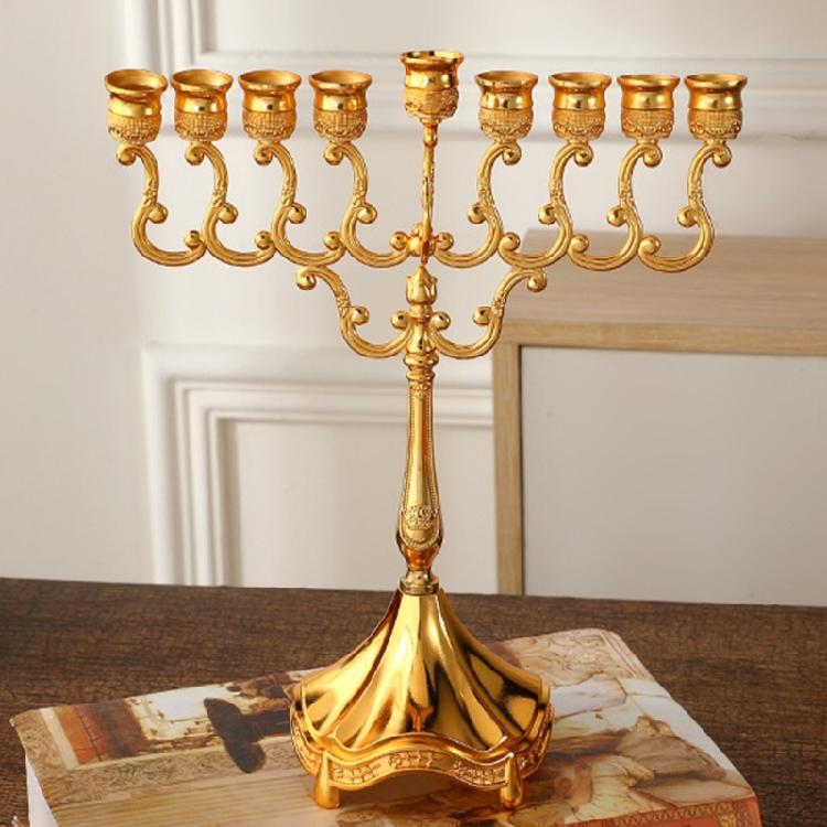 9 Branch Candle Holders Elegant Table Centerpieces Romantics Candle Stand Dining Table Ornament for Living Room Banquet