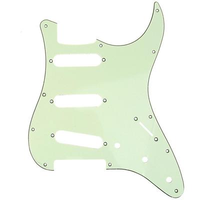Musiclily Pro 1972 Stratocaster Made In Japan for Fender Japan Strat Electric Mint Set 11-Hole Pickguard, Guitars, Green, 3-Piece