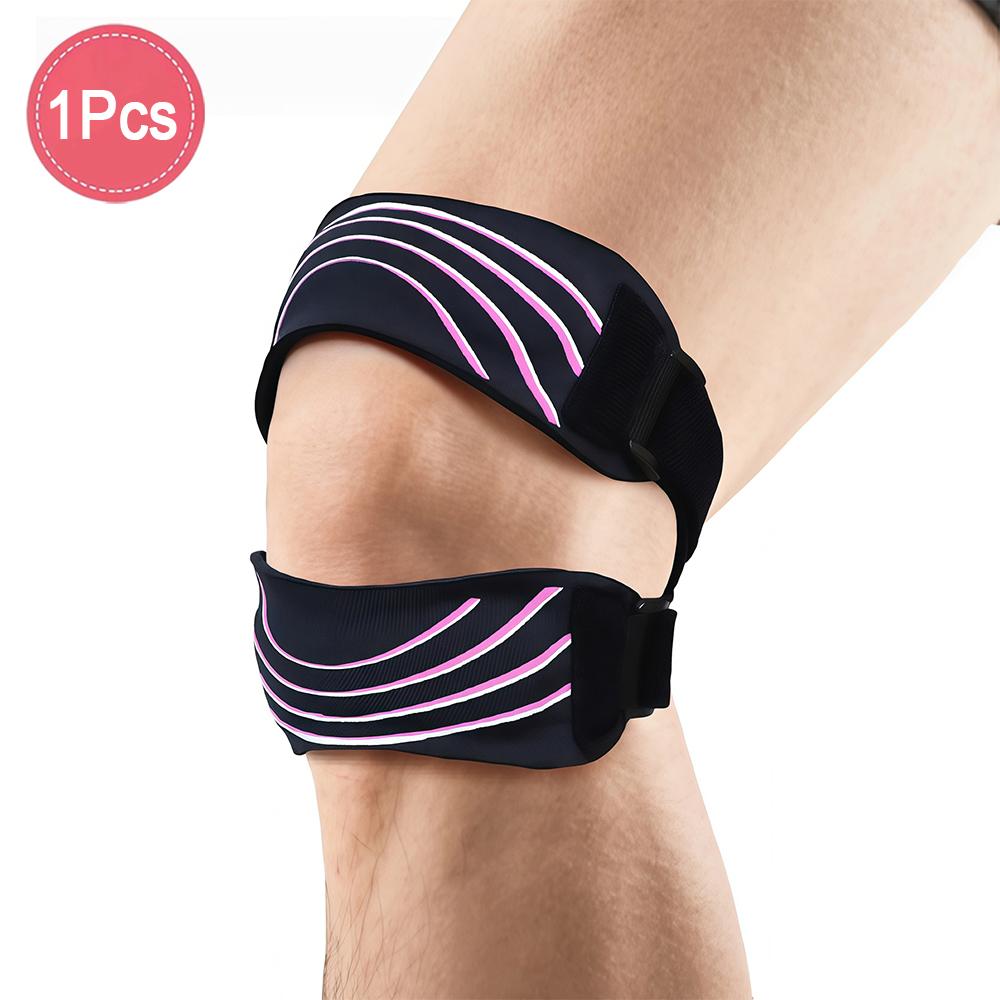 1/2PCS Patellar Tendon Support Strap Knee Pain Relief, Adjustable Knee Strap for Running, Jumper, Tennis, Sports Injury Recovery
