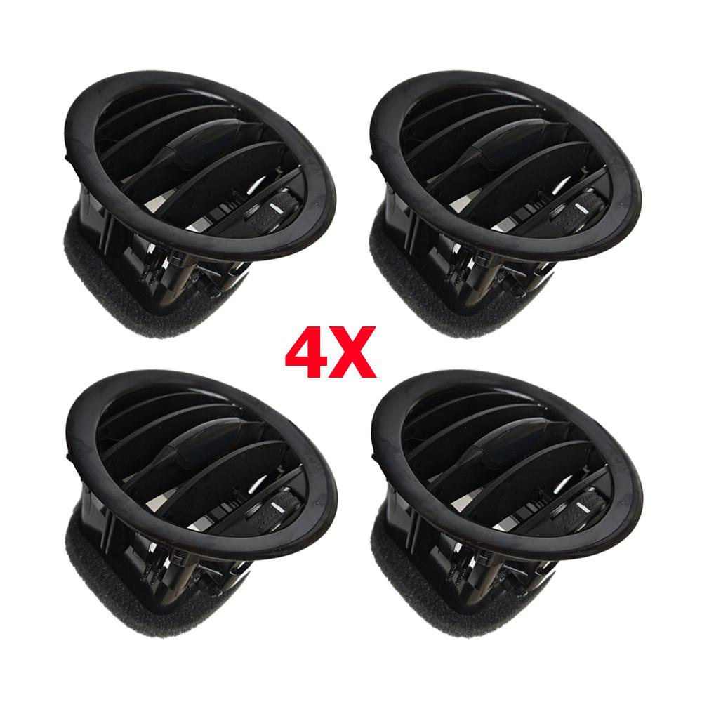 Black/Chrome A/C Air Vent Cover Outlet Grille Fits For Opel ADAM CORSA D MK3 Vauxhall 13417363 2201099