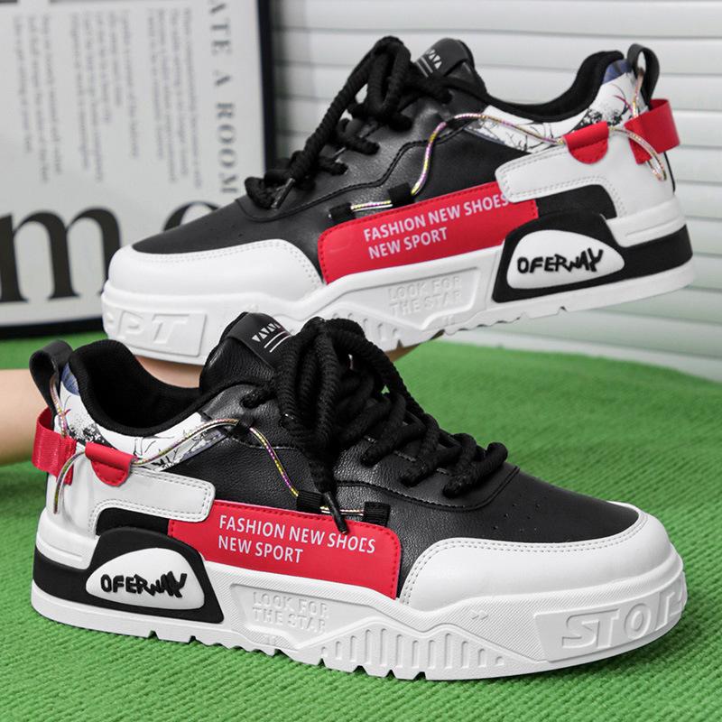 

Men s shoes winter new thick-soled heightening running shoes non-slip, wear-resistant and breathable sports shoes men s trendy casual board shoes 44