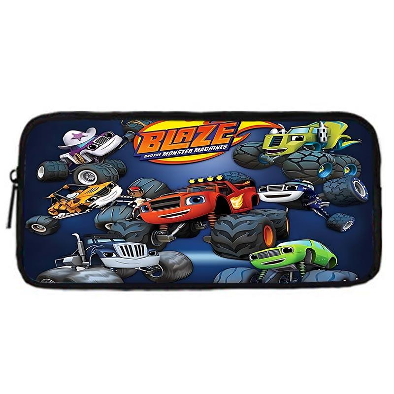 Kreskówka 3D Gry Blaze Monster Machines Dziecięcy Plecak Szkolny z Torbami na Lunch , Piórnikami , Tornistrami dla Chłopców Dziewcząt Najlepszy Prezent