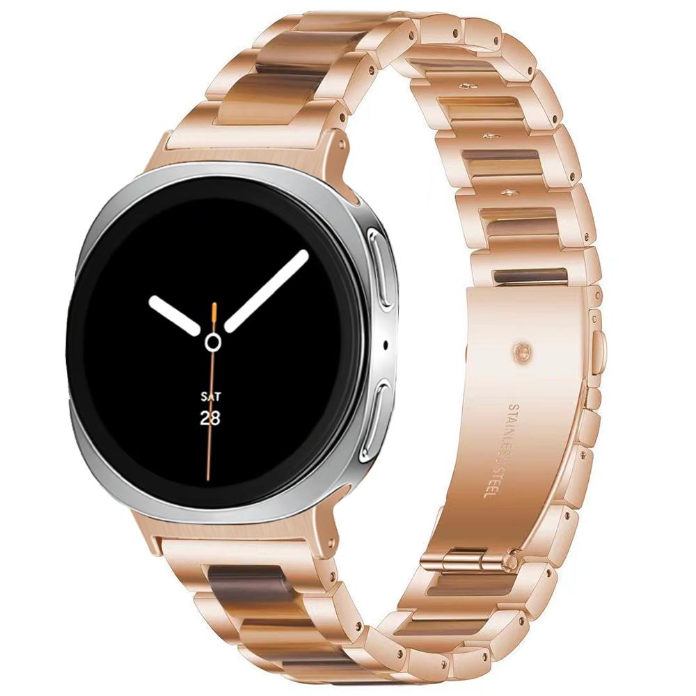 Damen Harzarmband für Samsung Galaxy Watch 8 Classic 46mm 8 44mm 40mm Edelstahlarmband für GALAXY Ultra 47mm 2025 Armband