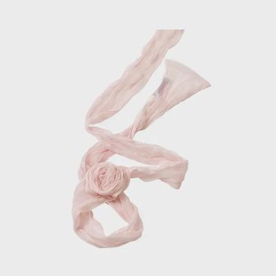 Wrinkle Rose Scarf (Apricot)