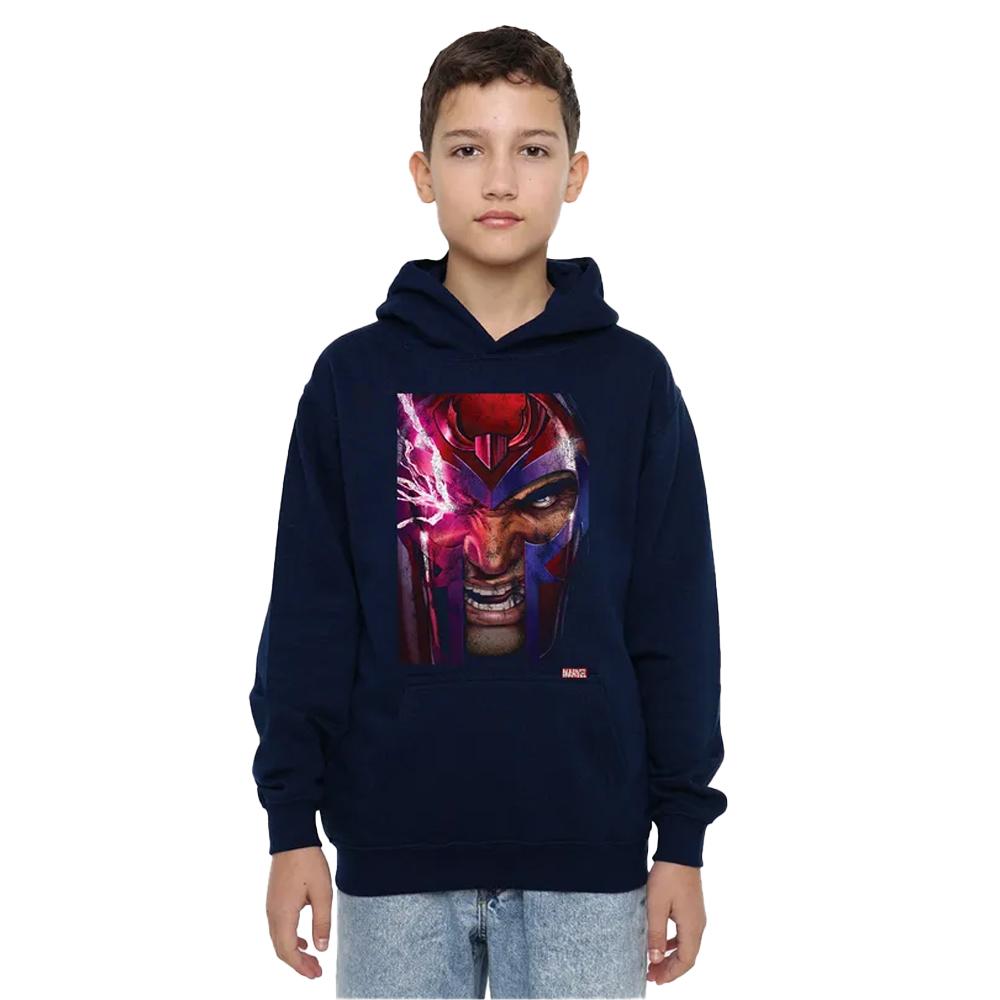 X-Men Childrens/Kids Magneto Cover Pull Over Hoodie