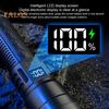 LED Flashlight Super Bright Digital Display IPX65 Waterproof Rechargeable Zoomable Outdoor Emergency Use Tactical Torch Light