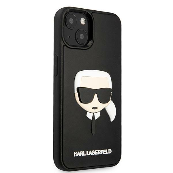 Etui Do iPhone 14 Plus Karl Lagerfeld 3D Rubber Karl's Head Czarne