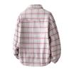 American Simple Plaid Long-sleeved Shirt for Men and Women in Spring and Autumn New Loose Casual Couple Shirt Jacket