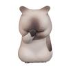 1/3Pcs Covering Face Cartoon Cat Ornament PVC Mini Kitten Figurine Statue Animal Sculpture Model Home Office Desktop Decoration