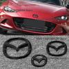 ABS Car Front Trunk Emblem for Mazda MX5 NC ND Logo Steering Wheel Badge 3D Body Replaced Sticker Rear Tail Refitting Decoration