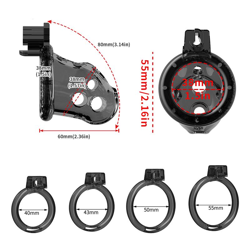 Slave Male Soft material Chastity Cage Cock Cage Adjustable Penis Ring Bondage BDSM Sissy Gay Chastity Devices Sex Toys For Men