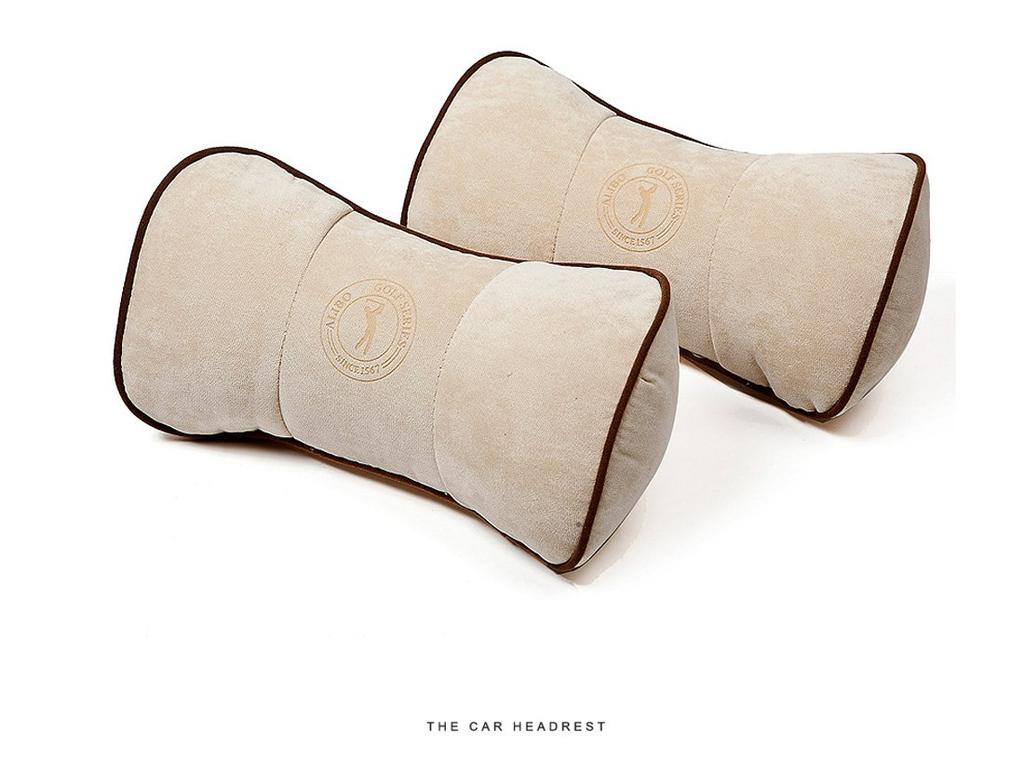 Neck Pillow for PC Stress Neck Neck Cervical 1 Adult Office, Work, Chair, Car, Cushion, Relief, Pad, Cushion, Travel, Driving, Support, Beige, Pillow,