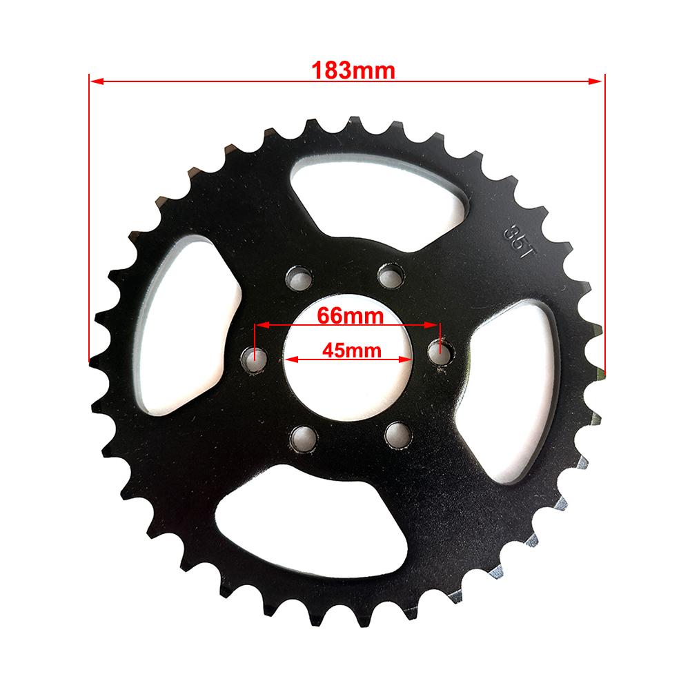 ATV 530 Chain Sprocket Front 14T 15T 16T 17T Rear 32T 35T For Chinese GY6 150cc 200cc 250cc Quad Go Kart UTV Buggy TaoTao SUNL
