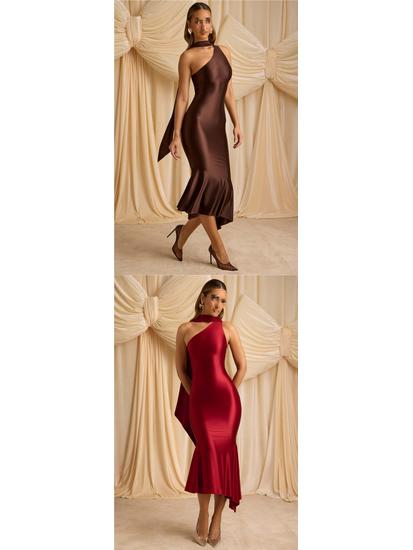2026 Summer Stylish Backless Long Dress - European & American Fashionable Evening Gown