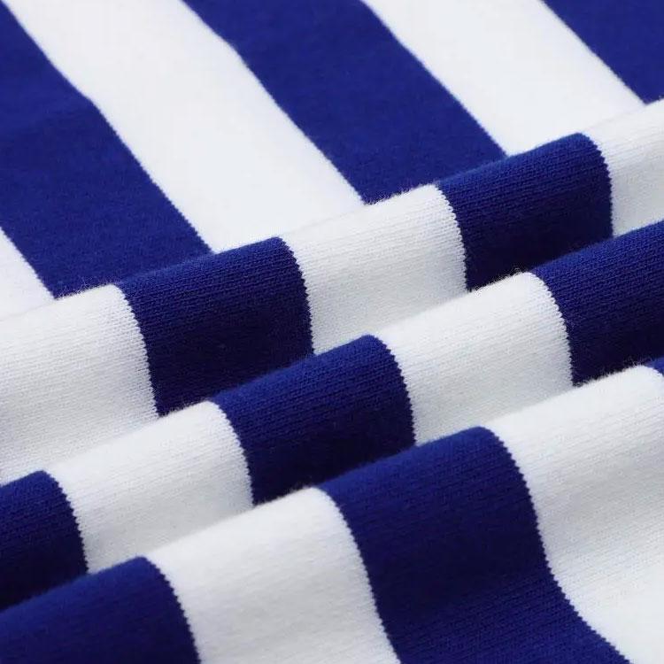Puma Striped Letter Print Crew Neck T-Shirt Unisex Tops Blue 537510-12