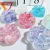 Large Crystal Clear Cat Paw Decompression Toy - Soft Rubber, Slow Rebound, Cute Squeeze Stress Relief Clay