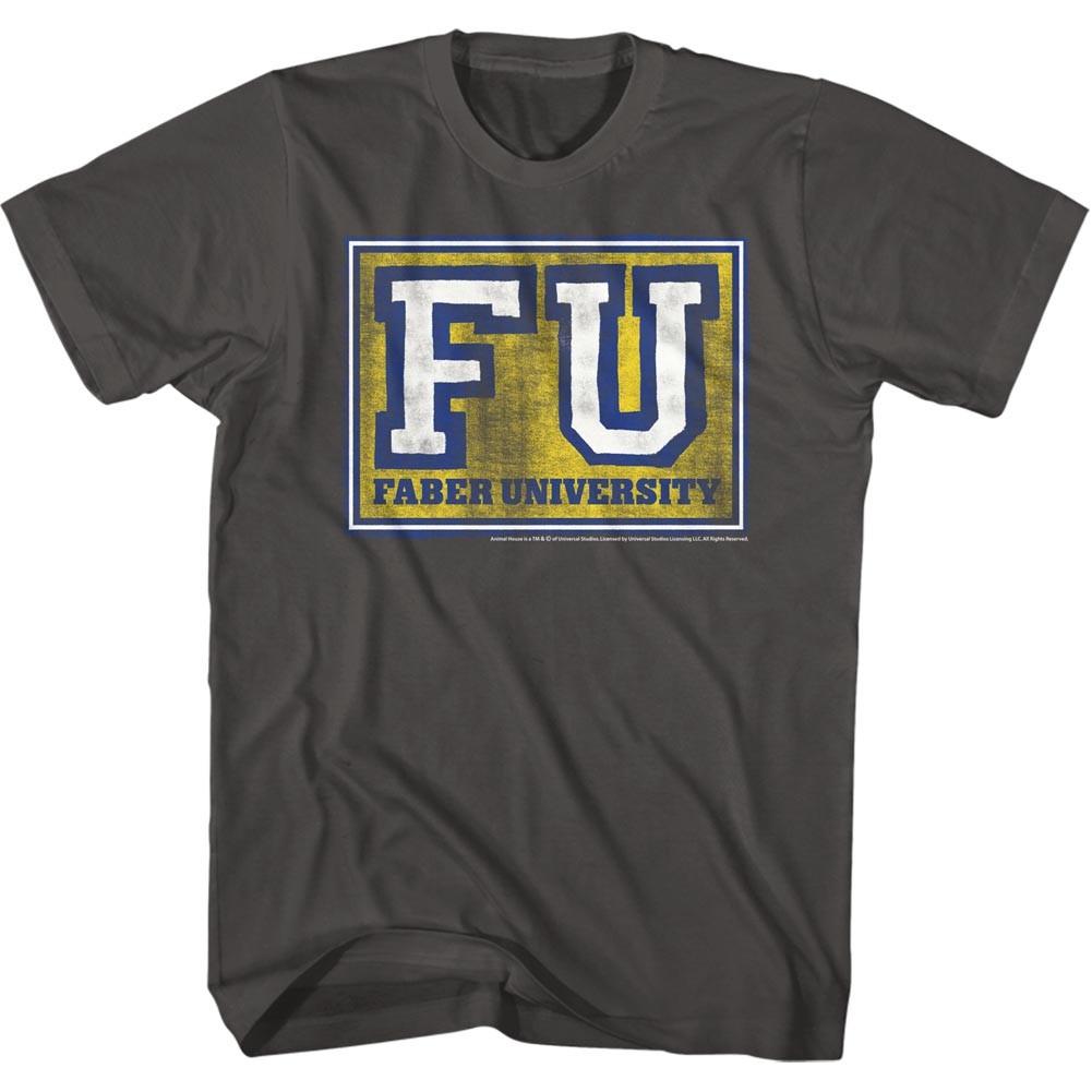 Animal House Movie FU Faber University College Logo Men s T Shirt L