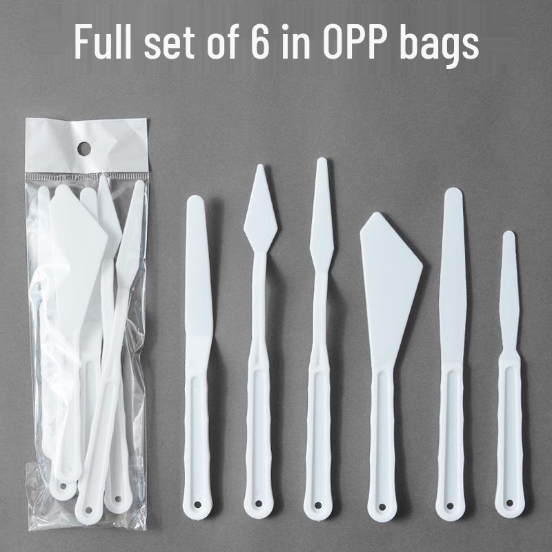 Art Spatula Set: Stainless Steel Palette Knife for Oil, Gouache, and Pastels