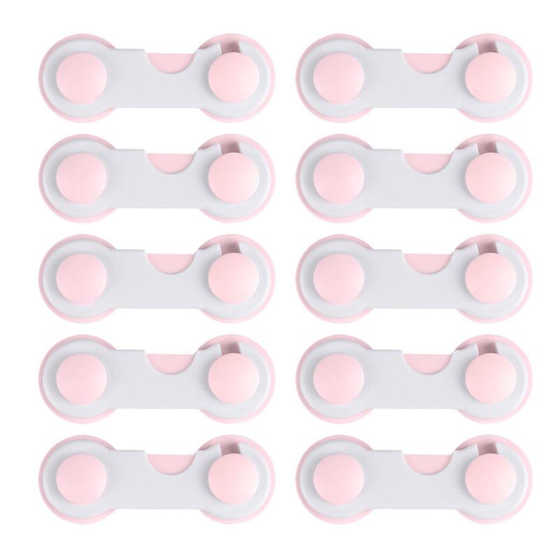 Kids Safety Door Lock Proof Cupboard Fridge Cabinet Prevent Clamp(1Pcs/5Pcs/10Pcs)