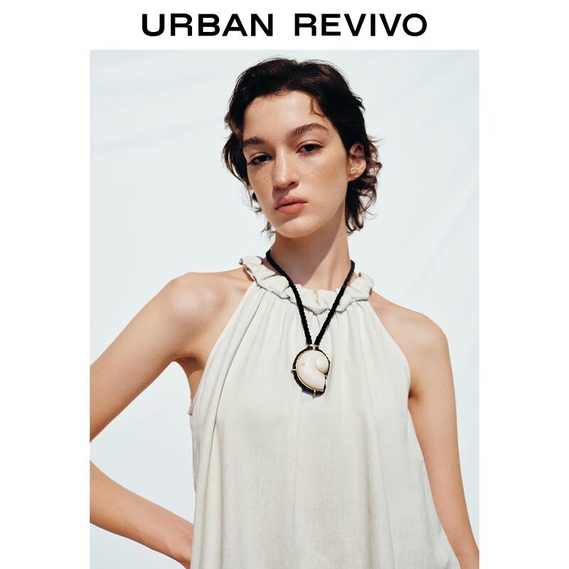 UR Women's Pleated Loose Sleeveless Blouse Shirt