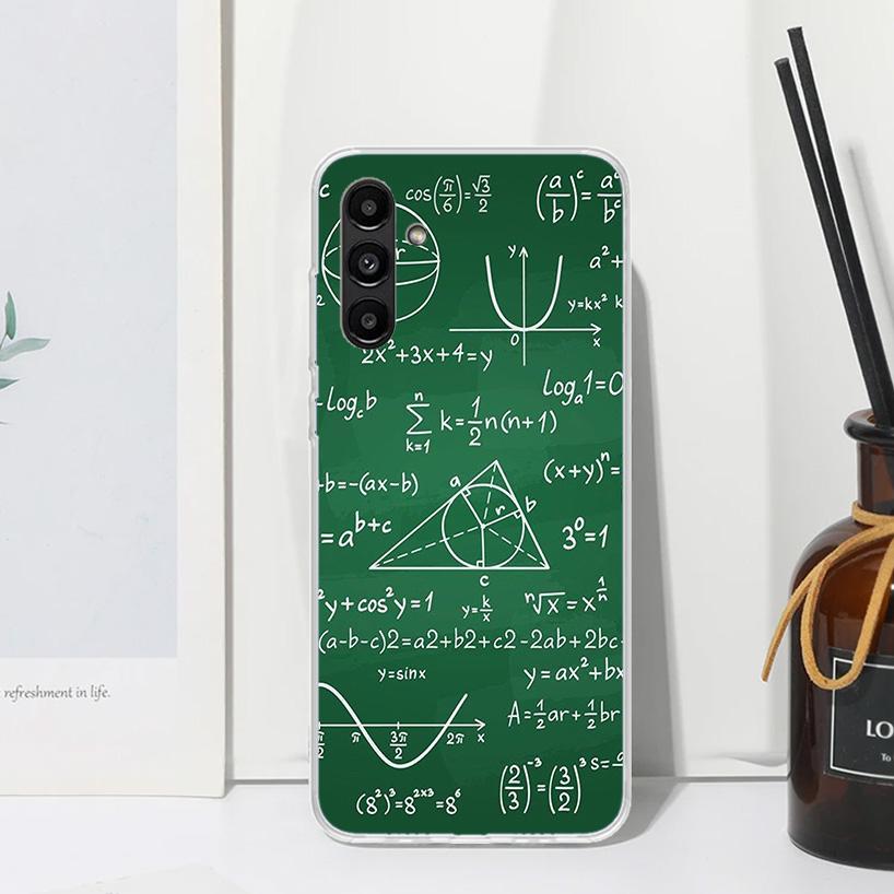 Physics Chemical Mathematics Phone Case For Samsung Galaxy A17 A37 A57 A16 A26 A36 A56 A15 A25 A35 A55 A14 A24 A34 A54 A13 A23 A