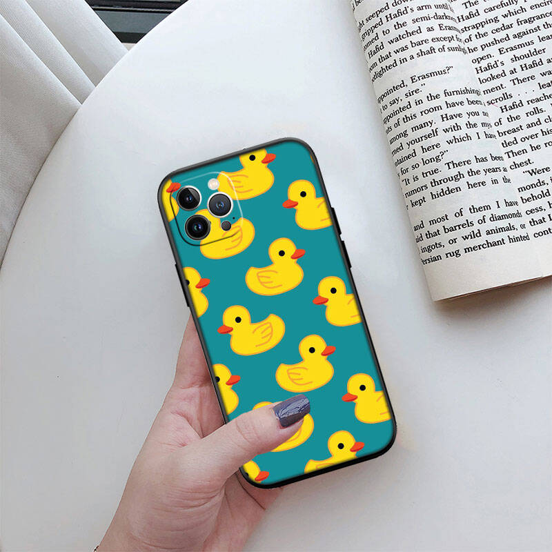 MH52 DUCK Cartoon Phone Shell Case for iPhone 7 8 11 12 13 14 15 16 17 16E XS Pro Max XR X SE Air