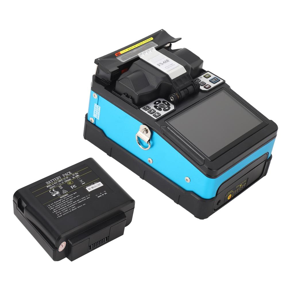 Automatic Fusion Splicer Leather Optical Cable Pigtail 3 in 1 Fully Automatically Optic Fiber Splicing Machine 100‑240V
