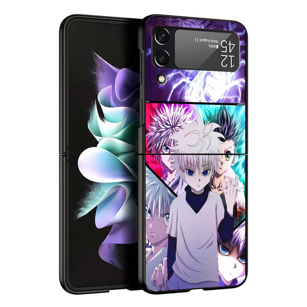 HunterX Killua Phone Case For Samsung Galaxy Z Flip7 Flip6 5G Flip5 Flip4 Flip3 ZFlip 7 6 3 4 5 Shockproof Back Cover Galaxy Z F