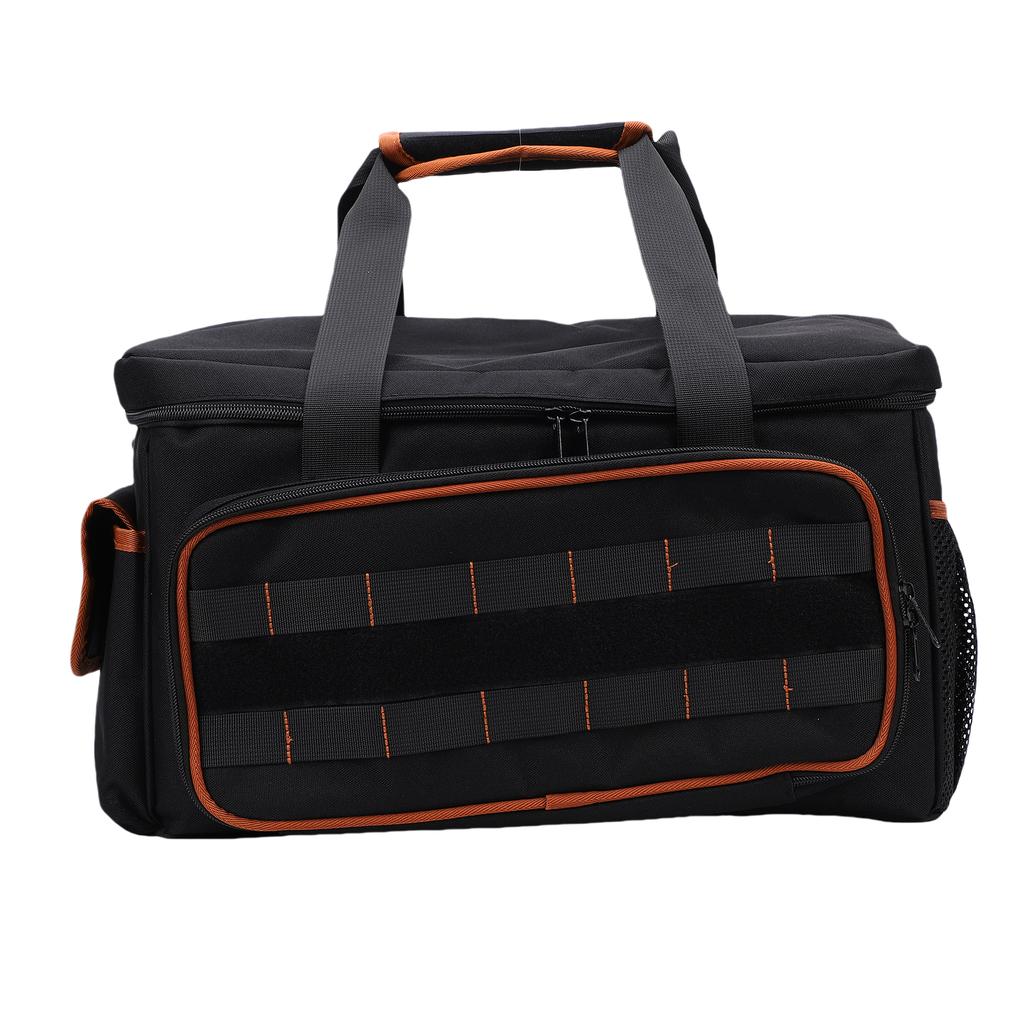 Tool Bag 17in Heavy Duty Hand Tote Storage Organizer Wear Proof Oxford Cloth 20 Pockets Adjustable Shoulder Strap for