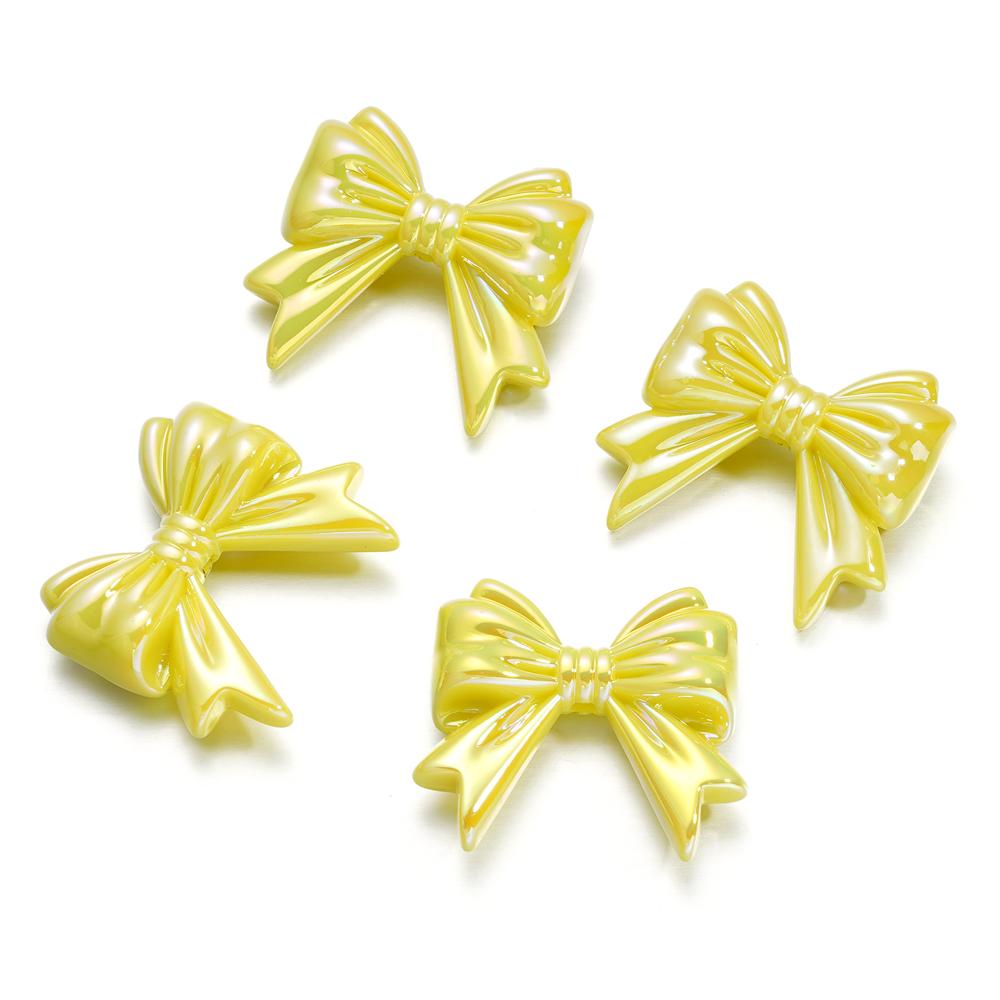 6-10pcs Butterfly AB Color Butterfly Shape Acrylic Beads Shiny Loose Spacer Beads For Jewelry Child Crafts Making Accessories