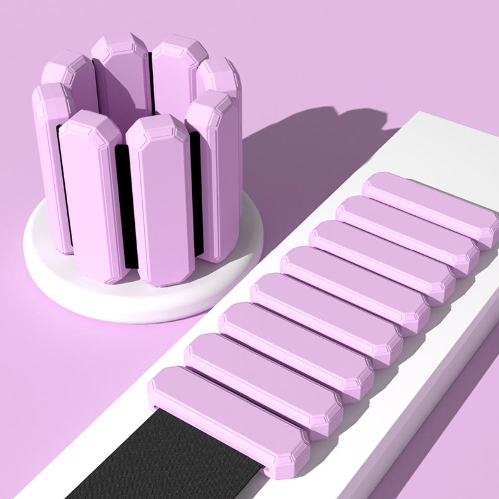 

1 пара регулируемых по весу браслетов-утяжелителей на запястье, силиконовое утяжеленное фитнес-оборудование для бега розовый