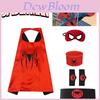 Spider-Man heldencape en masker Halloween cartoon anime launcher handschoen horloge set
