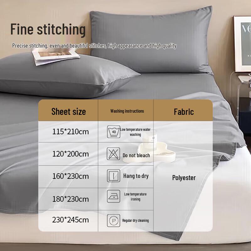 Yaloo Free Style Class A Brushed Antibacterial Bed Sheet